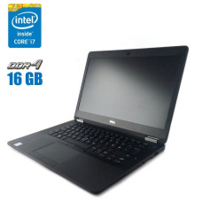 Ультрабук Dell Latitude E7470 / 14" (1920x1080) IPS / Intel Core i7-6600U (2 (4) ядра по 2.6 - 3.4 GHz) / 16 GB DDR4 / 256 GB SSD M.2 / Intel HD Graphics 520 / WebCam б/в