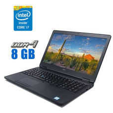Ноутбук Dell Latitude 5580 / 15.6" TN / Core i7-7820HQ (4(8) ядра по 2.9-3.9 GHz) / 8GB DDR4 / 256GB SSD / HD Graphics 630 / WebCam б/в