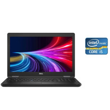 Ноутбук Dell Latitude 5580 / 15.6" (1920x1080) IPS / Intel Core i5-7200U (2 (4) ядра по 2.5 - 3.1 GHz) / 8 GB DDR4 / 480 GB SSD / Intel HD Graphics 620 / WebCam б/в