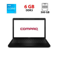 Ноутбук HP Compaq Presario CQ57 / 15.6" (1366x768) TN / Intel Core i3-2330M (2 (4) ядра по 2.2 GHz) / 6 GB DDR3 / 500 GB HDD / Intel HD Graphics 3000 / WebCam б/в