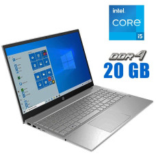 Ультрабук HP Pavilion 15-eg0053cl / 15.6" (1920x1080) IPS Touch / Intel Core i5-1135G7 (4 (8) ядра по 2.4 - 4.2 GHz) / 20 GB DDR4 / 512 GB SSD / Intel Iris Xe Graphics / WebCam б/в