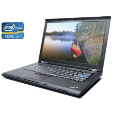 Ноутбук Lenovo ThinkPad T410 / 14" TN / Core i5-520M (2(4) ядра по 2.4-2.93 GHz) / 4GB DDR3 / 160GB SSD / HD Graphics / WebCam / DVD-RW б/в