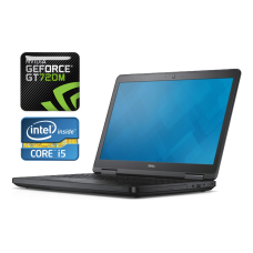 Ноутбук Dell Latitude E5540 / 15.6" (1366x768) TN / Intel Core i5-4300U (2 (4) ядра по 1.9 - 2.9 GHz) / 4 GB DDR3 / 120 GB SSD / nVidia GeForce GT 720M, 2 GB DDR3, 64-bit / WebCam / Windows 10 б/в
