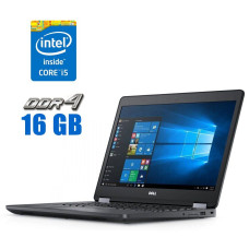 Ноутбук Dell Latitude E5470 / 14" IPS / Intel Core i5-6300U (2(4) ядра по 2.4-3 GHz) / 16GB DDR4 / 256GB SSD / HD Graphics 520 / WebCam б/в