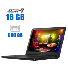 Ноутбук Dell Inspiron 5566 / 15.6" (1366x768) TN / Intel Core i3-7100U (2 (4) ядра по 2.4 GHz) / 16 GB DDR4 / 600 GB SSD / Intel HD Graphics 620 / WebCam / Win 10 Pro б/в