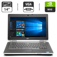 Ноутбук Dell Latitude E6420 / 14" TN / Core i5-2520M (2(4) ядра по 2.5-3.2 GHz) / 4GB DDR3 / 500GB HDD / NVS 4200M, 512MB GDDR3, 64-bit / WebCam / DVD-ROM / VGA / Посилена АКБ б/в