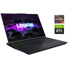 Ігровий ноутбук Lenovo Legion 5 15ACH6H / 15.6" (1920x1080) IPS / AMD Ryzen 7 5800H (8 (16) ядер по 3.2 - 4.4 GHz) / 16 GB DDR4 / 1000 GB SSD / nVidia GeForce RTX 3070, 8 GB GDDR6, 256-bit / WebCam / Win 11 Home б/в