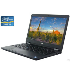 Ноутбук Б-клас Dell Latitude E5570 / 15.6" (1366x768) TN / Intel Core i5-6440HQ (4 ядра по 2.6-3.5 GHz) / 8 GB DDR4 / 240 GB SSD / HD Graphics 530 / WebCam / Win 10 Pro б/в