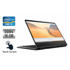 Ноутбук-трансформер Б-клас Lenovo Yoga 710-15IKB / 15.6" (1920x1080) IPS Touch / Intel Core i5-7200U (2 (4) ядра по 2.5 - 3.1 GHz) / 16 GB DDR4 / 256 GB SSD / Intel HD Graphics 620 / WebCam / Fingerprint б/в