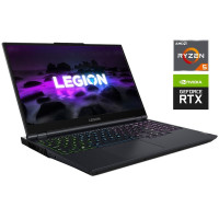 Ігровий ноутбук Lenovo Legion 5 15ACH6H / 15.6" (1920x1080) IPS / AMD Ryzen 5 5600H (6 (12) ядер по 3.3 - 4.2 GHz) / 16 GB DDR4 / 512 GB SSD M.2 / nVidia GeForce RTX 3060, 6 GB GDDR6, 192-bit / WebCam / Win 11 Home б/в