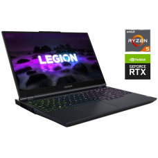 Ігровий ноутбук Lenovo Legion 5 15ACH6H / 15.6" (1920x1080) IPS / AMD Ryzen 5 5600H (6 (12) ядер по 3.3 - 4.2 GHz) / 16 GB DDR4 / 512 GB SSD M.2 / nVidia GeForce RTX 3060, 6 GB GDDR6, 192-bit / WebCam / Win 11 Home б/в
