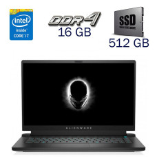 Ігровий ноутбук Dell Alienware m15 R4 / 15.6" (1920x1080) IPS / Intel Core i7-10870H (8 (16) ядер по 2.2-5 GHz) / 16 GB DDR4 / 512 GB SSD / nVidia GeForce RTX 3070, 8 GB GDDR6, 256-bit / WebCam б/в