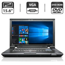 Ноутбук Lenovo ThinkPad L520 / 15.6" TN / Core i3-2350M (2(4) ядра по 2.3GHz) / 4GB DDR3 / 320GB HDD / HD Graphics 3000 / WebCam / VGA б/в