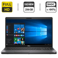 Ноутбук Dell Latitude 5500 / 15.6" TN / Intel Core i5-8265U (4(8) ядра по 1.6-3.9 GHz) / 8GB DDR3 / 256GB SSD NEW / UHD Graphics 620 / WebCam / HDMI / Win 10 Pro б/в