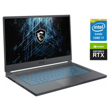Ігровий ультрабук MSI Stealth 15M A11UEK-092CA / 15.6" IPS Intel Core i7-11375H (4(8) ядра по 3.3-5 GHz) / 16GB DDR4 / 512GB SSD / GeForce RTX 3060, 6GB GDDR6, 192-bit / WebCam / Win 11 Home