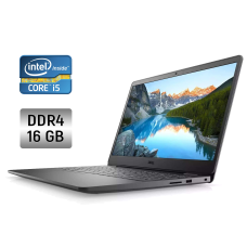 Ноутбук Б-клас Dell Inspiron 3501 / 15.6" (1920x1080) IPS / Intel Core i5-1035G1 (4 (8) ядра 1.0 - 3.6 GHz) / 16 GB DDR4 / 256 GB SSD / Intel UHD Graphics / WebCam б/в