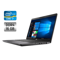 Ультрабук Dell Latitude 5400 / 14" (1920x1080) IPS / Intel Core i7-8665U (4 (8) ядра по 1.9 - 4.8 GHz) / 16 GB DDR4 / 512 GB SSD / Intel UHD Graphics 620 / WebCam / Fingerprint / Windows 10 б/в
