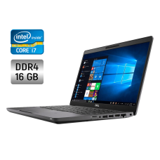 Ультрабук Dell Latitude 5400 / 14" (1920x1080) IPS / Intel Core i7-8665U (4 (8) ядра по 1.9 - 4.8 GHz) / 16 GB DDR4 / 512 GB SSD / Intel UHD Graphics 620 / WebCam / Fingerprint / Windows 10 б/в