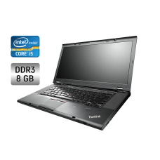 Ноутбук Lenovo Thinkpad T530 / 15.6" (1366x768) TN / Intel Core i5-4210U (2 (4) ядра по 1.7 - 2.7 GHz) / 8 GB DDR3 / 128 GB SSD / Intel HD Graphics 4400 / WebCam / Fingerprint б/в