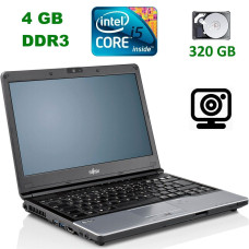 Ноутбук Б-класс Fujitsu LifeBook S762 / 13.3" TN / Intel Core i5-3320M (2(4) ядра по 2.6-3.3GHz) / 4GB DDR3 / 320GB HDD / HD Graphics 4000 / WebCam б/в