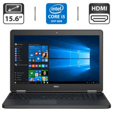 Ноутбук Б-класс Dell Latitude E5550 / 15.6" TN / Core i5-5300U (2(4) ядра по 2.3-2.9GHz) / 4GB DDR3 / 500GB HDD / HD Graphics 5500 / WebCam / HDMI б/в