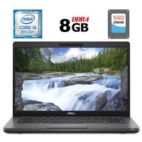 Ультрабук Б-клас Dell Latitude 5400 / 14" (1920x1080) IPS / Intel Core i5-8265U (4 (8) ядра по 1.6 - 3.9 GHz) / 8 GB DDR4 / 256 GB SSD / Intel UHD Graphics 620 / WebCam / USB 3.1 / HDMI / Windows 10 б/в