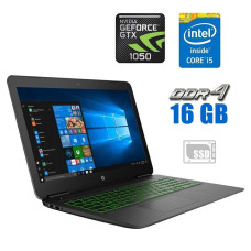 Ігровий ноутбук HP Pavilion 15-bc404nw / 15.6" TN / Core i5-8300H (4(8) ядра по 2.3-4 GHz) / 16GB DDR4 / 480GB SSD / GeForce GTX 1050, 4GB GDDR5, 128-bit / WebCam б/в