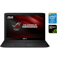 Ігровий ноутбук Asus ROG ZX50VW / 15.6" TN / Core i7-6700HQ (4(8) ядра по 2.6-3.5 GHz) / 8GB DDR4 / 500GB SSD / GeForce GTX 960, 2GB GDDR5, 128-bit / WebCam / DVD-ROM / Win 10 Home б/в