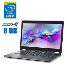 Ноутбук Dell Latitude E7470 / 14" TN / Intel Core i5-6300U (2(4) ядра по 2.4-3GHz) / 8GB DDR4 / 240GB SSD /HD Graphics 520 / WebCam б/в