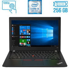 Нетбук Б-клас Lenovo ThinkPad X280 / 12.5" (1920x1080) IPS Touch / Intel Core i5-8350U (4 (8) ядра по 1.7 - 3.6 GHz) / 8 GB DDR4 / 256 GB SSD M.2 / Intel UHD Graphics 620 / WebCam / Fingerprint / USB 3.1 / HDMI б/в