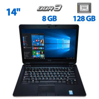 Ноутбук Dell Latitude E6440 / 14" (1366x768) TN / Intel Core i5-4310M (2 (4) ядра по 2.7 - 3.4 GHz) / 8 GB DDR3 / 128 GB SSD / Intel HD Graphics 4600 / WebCam / DVD-ROM б/в
