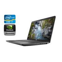 Мобільна робоча станція Dell Precision 3541 / 15.6" (1920x1080) IPS / Intel Core i7-9850H (6 (12) ядер по 2.6 - 4.6 GHz) / 32 GB DDR4 / 512 GB SSD / nVidia Quadro P620, 4 GB GDDR5, 128-bit / WebCam б/в
