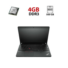 Ноутбук Lenovo ThinkPad Edge E540 / 15.6" (1366x768) TN / Intel Core i5-4210M (2 (4) ядра по 2.6 - 3.2 GHz) / 4 GB DDR3 / 500 GB HDD / Intel HD Graphics 4600 / WebCam б/в