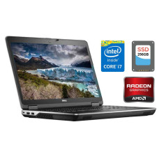 Ігровий ноутбук Dell Latitude E6540 / 15.6" (1920x1080) TN / Intel Core i7-4800MQ (4(8) ядра по 2.7-3.7 GHz) / 16 GB DDR3 / 256 GB SSD / Radeon HD 8790M, 2 GB GDDR5, 128-bit / WebCam / DVD-RW / HDMI б/в