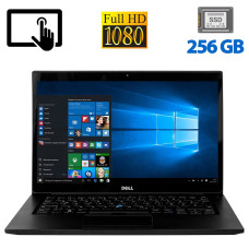 Ультрабук Dell Latitude 7480 / 14" (1920x1080) IPS Touch / Intel Core i5-7300U (2 (4) ядра по 2.6 - 3.5 GHz) / 8 GB DDR4 / 256 GB SSD / Intel HD Graphics 620 / WebCam / HDMI б/в