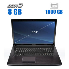Ноутбук Б-класс Lenovo G770 / 17.3" TN / Intel Core i3-2350M (2(4) ядра по 2.3GHz) / 8GB DDR3 / 1000GB HDD / HD Graphics 4000 / WebCam / Без АКБ б/в