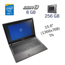 Ноутбук Novatech W25CSW / 15.6" TN / Core i7-4712MQ (4(8) ядра по 2.3-3.3 GHz) / 8GB DDR3 / 256GB SSD / WebCam / Fingerprint / Win10 PRO Lic б/в