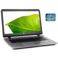Ноутбук HP ProBook 470 G3 / 17.3" (1600x900) TN / Intel Core i5-6200U (2 (4) ядра по 2.3 - 2.8 GHz) / 8 GB DDR4 / 512 GB SSD / Intel HD Graphics 520 / WebCam / DVD-ROM / Win 10 Pro б/в