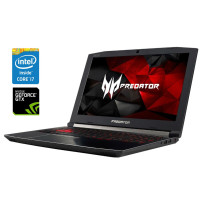 Ігровий ноутбук Acer Predator Helios 300 PH317-52 / 17.3" (1920x1080) IPS / Intel Core i7-8750H (6 (12) ядер по 2.2 - 4.1 GHz) / 16 GB DDR4 / 256 GB SSD M.2 + 1000 GB HDD / nVidia GeForce GTX 1050 Ti, 4 GB GDDR5, 128-bit / WebCam б/в