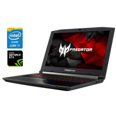 Ігровий ноутбук Acer Predator Helios 300 PH317-52 / 17.3" (1920x1080) IPS / Intel Core i7-8750H (6 (12) ядер по 2.2 - 4.1 GHz) / 16 GB DDR4 / 256 GB SSD M.2 + 1000 GB HDD / nVidia GeForce GTX 1050 Ti, 4 GB GDDR5, 128-bit / WebCam б/в