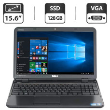 Ноутбук Б-класс Dell Inspiron N5110 / 15.6" TN / Core i5-2430M (2(4) ядра по 2.4-3GHz) / 8GB DDR3 / 128 GB SSD / Intel HD Graphics 3000 / WebCam / VGA / HDMI б/в