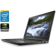 Робоча станція Dell Precision 3520 / 15.6" IPS / Core i7-7700HQ (4(8) ядра по 2.8-3.8 GHz) / 32GB DDR4 / 500GB SSD / Quadro M620, 2GB GDDR5, 128-bit / WebCam / Win10 Pro б/в