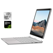 Ігровий ультрабук-трансформер Microsoft Surface Book 3 / 15.0" (3240x2160) IPS Touch / Intel Core i7-1065G7 (4 (8) ядра по 1.3 - 3.9 GHz) / 16 GB DDR4 / 256 GB SSD / nVidia GeForce GTX 1060 Ti Max-Q, 6 GB GDDR5, 192-bit / WebCam б/в
