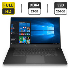 Робоча станція Б-клас Dell Precision 5510 / 15.6" IPS / Intel Core i7-6820HQ (4(8) ядра по 2.7-3.6 GHz) / 32GB DDR4 / 256GB SSD / Quadro 1000M, 2GB GDDR3, 128-bit / WebCam / HDMI б/в