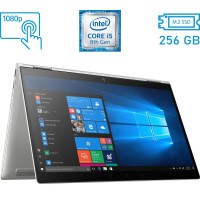 Ноутбук-трансформер Б-клас HP EliteBook x360 1040 G6 / 14" (1920x1080) IPS Touch / Intel Core i5-8365U (4 (8) ядра по 1.6 - 4.1 GHz) / 8 GB DDR4 / 256 GB SSD M.2 / Intel UHD Graphics 620 / WebCam / Fingerprint / USB 3.1 / HDMI б/в