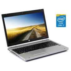 Ноутбук Б-клас HP EliteBook 8570p / 15.6" (1366x768) TN / Intel Core i7-3740QM (4 (8) ядра по 2.7 - 3.7 GHz) / 8 GB DDR3 / 120 GB SSD / Intel HD Graphics 4000 / DVD-RW б/в