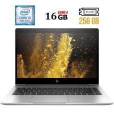 Ультрабук Б-клас HP EliteBook 840 G5 / 14" (1920x1080) IPS / Intel Core i5-8350U (4 (8) ядра по 1.7 - 3.6 GHz) / 16 GB DDR4 / 256 GB SSD M.2 / Intel UHD Graphics 620 / WebCam / Fingerprint / USB 3.1 / HDMI б/в