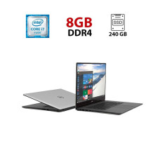 Ультрабук Dell XPS 13 9350 / 13.3" (1920x1080) IPS / Intel Core i7-6600U (2 (4) ядра по 2.6 - 3.4 GHz) / 8 GB DDR4 / 240 GB SSD / Intel Iris Graphics 520 / WebCam / Thunderbolt б/в