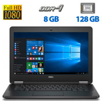 Нетбук Б-класс Dell Latitude 12 E7270 / 12.5" IPS / Core i5-6300U (2(4) ядра по 2.4-3 GHz) / 8GB DDR4 / 128GB SSD / HD Graphics 520 / WebCam / HDMI б/в