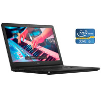 Ноутбук Dell Inspiron 5566 / 15.6" (1366x768) TN / Intel Core i5-7200U (2 (4) ядра по 2.5 - 3.1 GHz) / 8 GB DDR4 / 240 GB SSD / Intel HD Graphics 620 / WebCam / DVD-ROM / Win 10 Pro б/в
